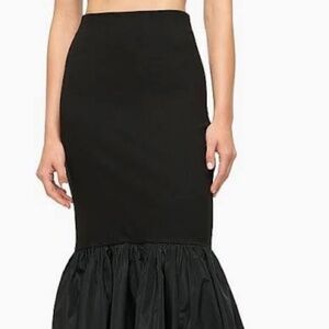 Staud Hawthorne Fit & Flare Maxi Skirt
